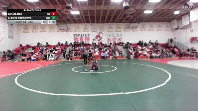 110 lbs Champ. Round 2 - Coral Dee, Centennial vs Alexis Prescott, Jerome
