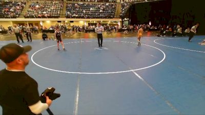 5th - 6th grade - 78 Cons. Round 3 - Reed Reams, Immortal Athletics WC vs Deklan Stralow, Big Game Wrestling Club