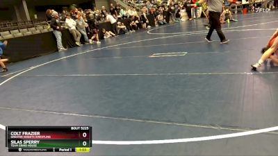 80 lbs Champ. Round 3 - Silas Sperry, Team Grind House vs Colt Frazier, Greater Heights Wrestling