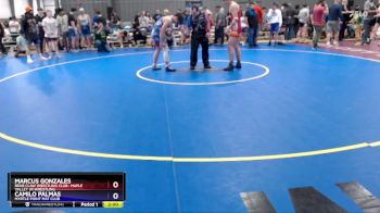 157 lbs Cons. Semi - Marcus Gonzales, Bear Claw Wrestling Club- Maple Valley Jr Wrestling vs Camilo Palmas, Myrtle Point Mat Club