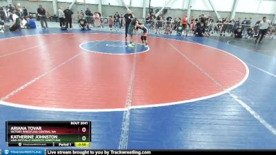 81-92 lbs Round 3 - Ariana Tovar, Victory Wrestling-Central WA vs Katherine Johnston, Lind-Ritzville Marmots Wrestling