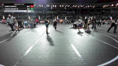 95 lbs Consi Of 8 #2 - James Goduto, Wrecking Crew Wrestling Academy vs Logan Adams Jr., Rancocas Valley