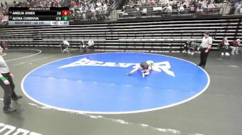 6A 120 lbs Cons. Round 3 - Amelia Jones, Syracuse vs Alyna Cordova, Layton