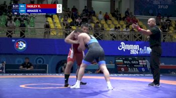 92 kg Qualif. - Radostin Vasilev, Bulgaria vs Vladimer Minadze, Georgia