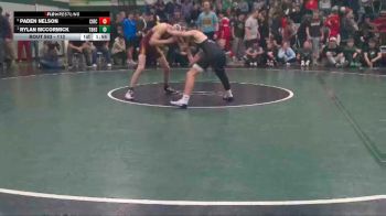 113 lbs 1st Place Match - Rylan McCormick, Thunder Basin High School vs Paden Nelson, Circle