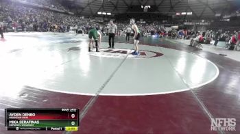 3A 215 lbs Champ. Round 2 - Ayden Denbo, Mountain View vs Mika Serafinas, Edmonds-Woodway