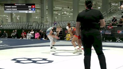 170 lbs Quarters - Cydney Davis, Bel Air High School Wrestling vs Jadyn Pense, Peninsula Wrestling Club