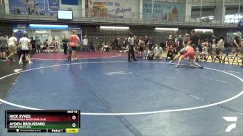 126 lbs 1st Place Match - Nick Sykes, Stronghold Wrestling Club vs Ayden Broussard, Rayne Wrestling