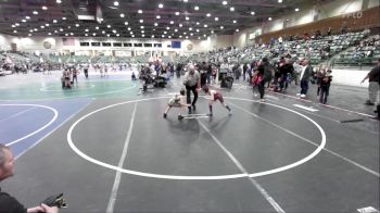 69 lbs Quarterfinal - Coltyn Janicek, Small Town WC vs Landon Powers, Top Fuelers