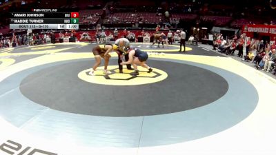 G-170 lbs Cons. Round 2 - Maddie Turner, G-Norwood vs Amari Johnson, G-Brush