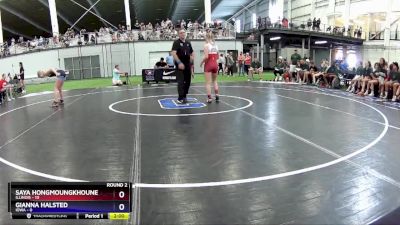 102 lbs Round 2 (6 Team) - Charlotte Nold, Illinois vs Aubrey Hoveland, Iowa