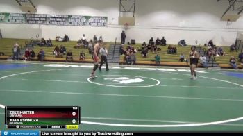 149 lbs Quarterfinal - Zeke Hueter, Santa Ana vs Juan Espinoza, Rio Hondo