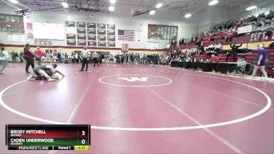 138 lbs Cons. Round 2 - Caden Underwood, KEARNEY vs Brody Mitchell, NEOSHO