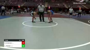 123 lbs Final - Gus Amerson, All-Phase vs Leo Michel, Salem Elite Wrestling Club