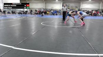 125 lbs Cons. Round 1 - Ruby Puck, DeWitt (Girls) vs Abrielle Hooten, Walton-Verona
