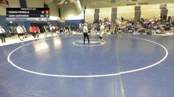 197 lbs Semifinal - Joseph Petrella, Baldwin Wallace vs John Santowski, Washington & Lee
