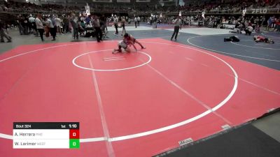 150 lbs Rr Rnd 3 - Alex Herrera, Pikes Peak Warriors vs Wylee Lorimor, Western Slope Elite