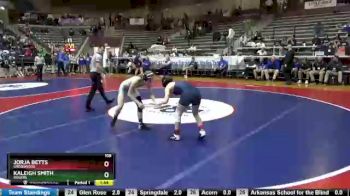 108 lbs Quarterfinal - Jorja Betts, Greenwood vs Kaleigh Smith, Rogers