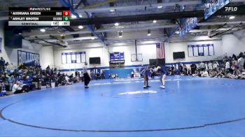 Girls 107 lbs Semifinal - Audriana Green, St. Martin High School Girls vs Ashley Broten, Ocean Springs Women
