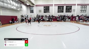 126 lbs Consi Of 8 #1 - Walker Benoit, St. John's School vs Landon Hallman, Strong Rock Christian