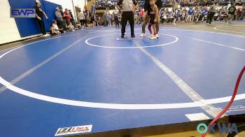 52 lbs Quarterfinal - Leonardo McClain, Verdigris Youth Wrestling vs Stetson Hale, Grove Takedown Club