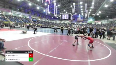 61 lbs Consi Of 4 - Ayden Morales, Cedaredge Bruins vs Ayden Huegerich, No Team