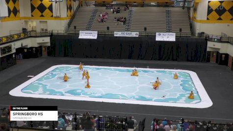 Springboro HS "Springboro OH" at 2025 WGI Guard Mideast Power Regional