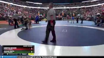 132 lbs Champ. Round 1 - Izayah Baca, John F Kennedy vs Griffin Bower, Pagosa Springs
