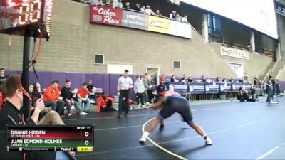 285 lbs Placement Matches (16 Team) - Donnie Hidden, St. Cloud State vs Juan Edmond-Holmes, Lander