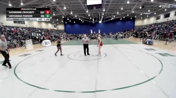 126 lbs Quarterfinal - Katherine Crockett, Oakton vs Ariyannah Parson, Kingsfork
