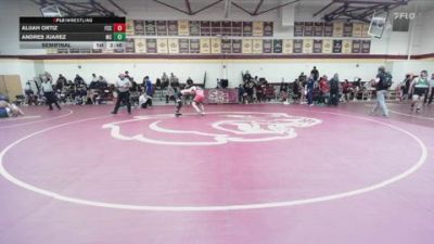 125 lbs Semifinal - Alijah Ortiz, Fresno City College vs Andres Juarez, Mission College