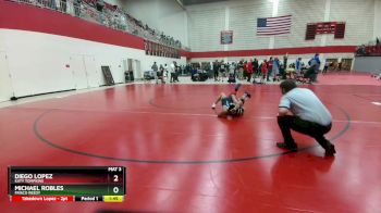 132 lbs Semifinal - Diego Lopez, Katy Tompkins vs Michael Robles, Frisco Reedy