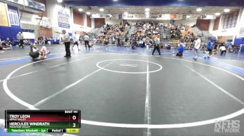 138 lbs Champ. Round 2 - Hercules Windrath, Fountain Valley vs Troy Leon, Apple Valley