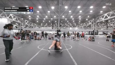 235 lbs Round 5 (6 Team) - Saharia Quamina, All I See Is Gold Academy vs Kenzie Barrett, Miami Hawks