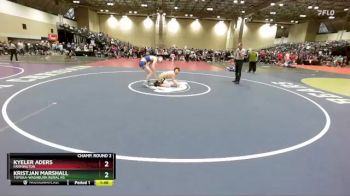 150 lbs Champ. Round 2 - Kristjan Marshall, Topeka-Washburn Rural HS vs Kyeler Aders, Farmington
