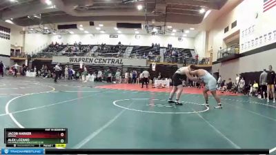 285 lbs Cons. Round 4 - Jacob Harker, Indiana vs Alex Lozano, Columbus North Wrestling Club