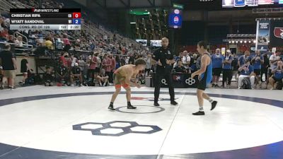 138 lbs Cons. Rd Of 128 - Christian Ripa, California vs Wyatt Sandoval, Wisconsin