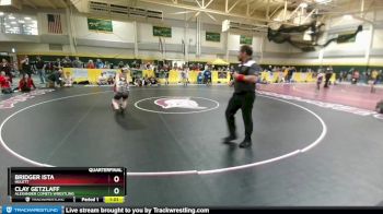 112 lbs Quarterfinal - Bridger Ista, Hulett vs Clay Getzlaff, Alexander Comets Wrestling