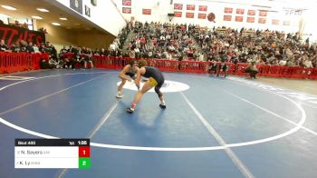 126 lbs Consolation - Nathan Sayers, Xaverian vs Kai Ly, Minnechaug