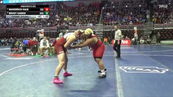 1A-285 lbs Champ. Round 1 - Maverrick Kalb, Treynor vs Brody Harris, South Hamilton