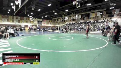 126 lbs Cons. Round 2 - Joseph Pulido, Saint Francis vs Isaiah Duarte, Colony