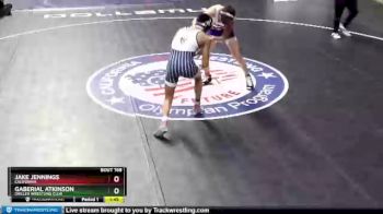 138 lbs Champ. Round 3 - Jake Jennings, California vs Gaberial Atkinson, Driller Wrestling Club