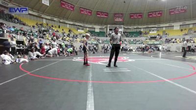 73 lbs Consi Of 4 - Kainen Owens, Mighty Bluebirds Wrestling vs Abram Carney, Springdale Youth Wrestling Club