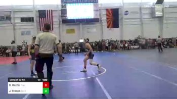 109 lbs Consi Of 32 #2 - Dustin Baxter, Punisher vs Jackson Stoops, Bear Claw