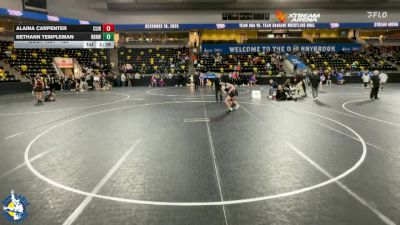 125 lbs 13th Place Match - Bethann Templeman, Raccoon River-Northwest vs Alaina Carpenter, Clinton