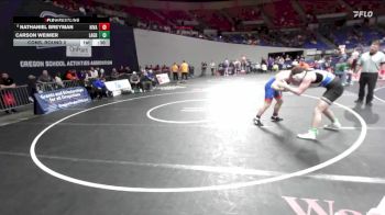4A Boys 165 lbs Cons. Round 2 - Nathaniel Breyman, Hidden Valley Boys vs Carson Weimer, La Grande Boys