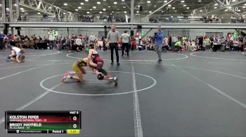 92 lbs Semis (4 Team) - Brody Mayfield, PA Alliance vs Kolston Piper, Warhawk National Team