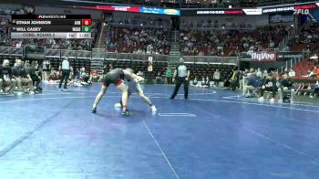 3A-144 lbs Cons. Round 2 - Will Casey, Western Dubuque vs Ethan Johnson, ADM