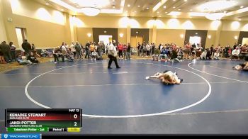 105 lbs Cons. Semi - JaKoi Potter, Cougars Wrestling Club vs Kenadee Stewart, Badlands Elite