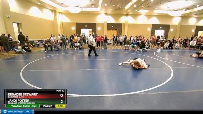 105 lbs Cons. Semi - JaKoi Potter, Cougars Wrestling Club vs Kenadee Stewart, Badlands Elite